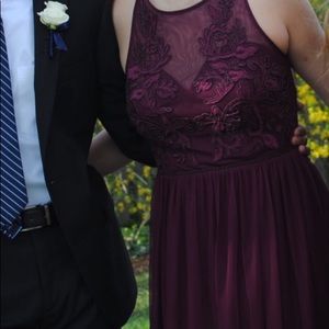 Adrianna Papell Burgundy Dress